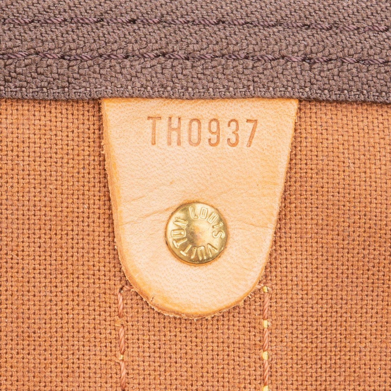 Louis Vuitton Monogram Canvas Keepall 60 Bandoulière Travel Bag Bruin
