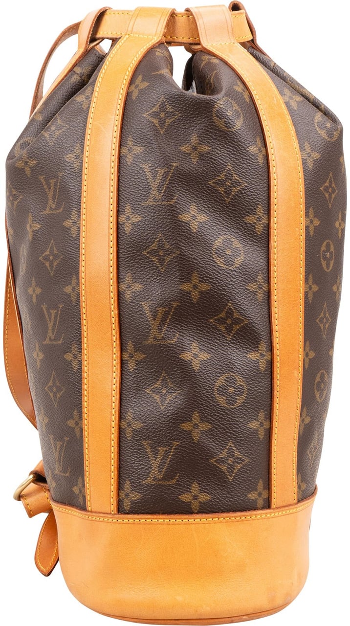 Louis Vuitton Monogram Canvas Randonnee PM Backpack Shoulder Bag Bruin