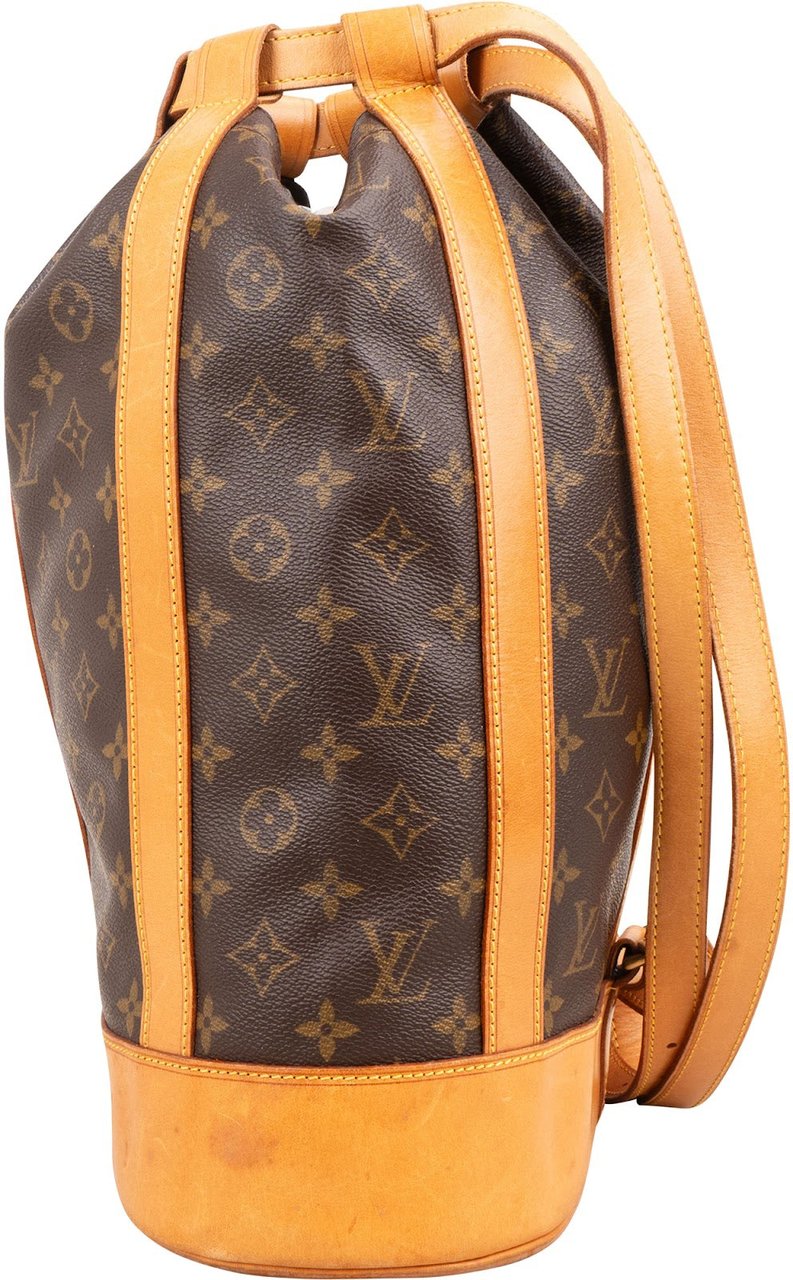 Louis Vuitton Monogram Canvas Randonnee PM Backpack Shoulder Bag Bruin