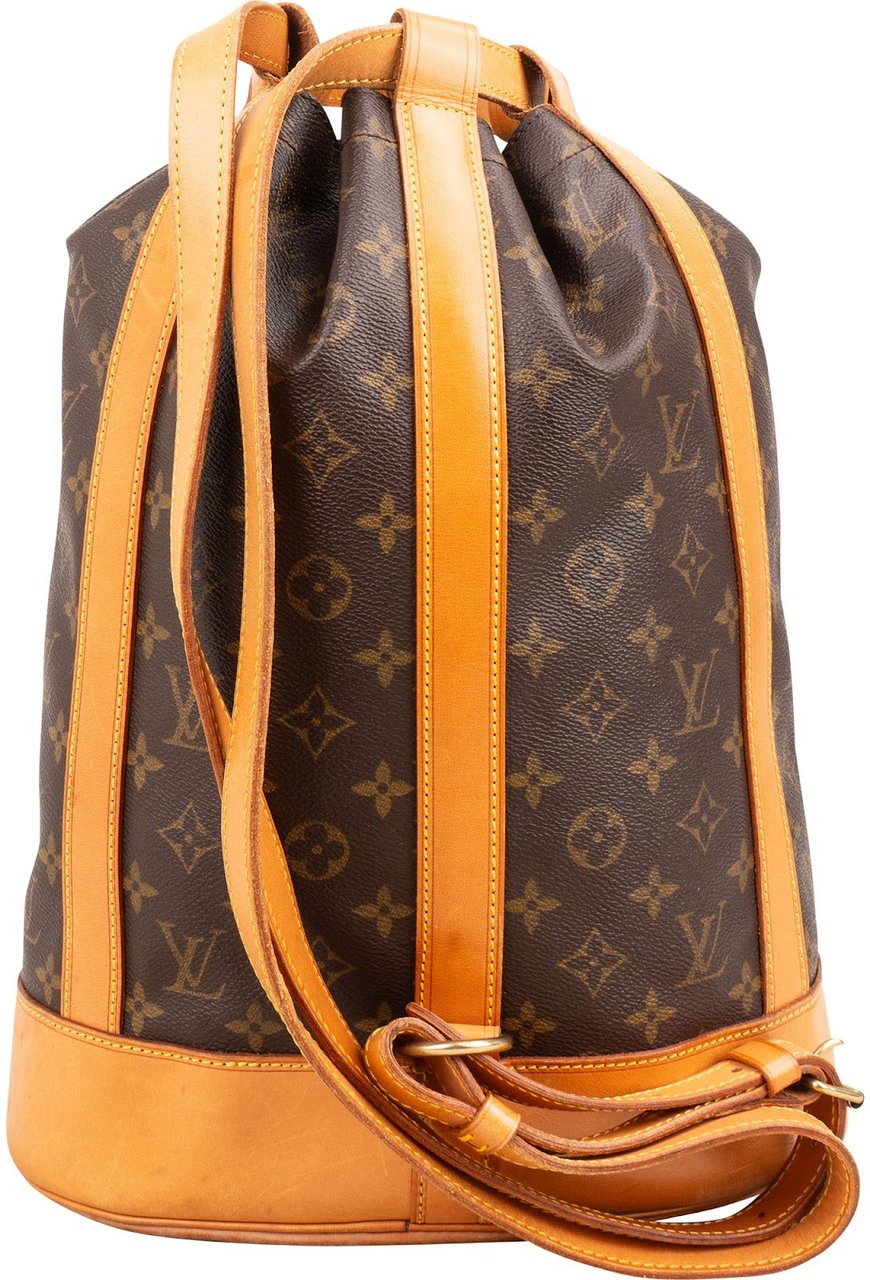 Louis Vuitton Monogram Canvas Randonnee PM Backpack Shoulder Bag Bruin