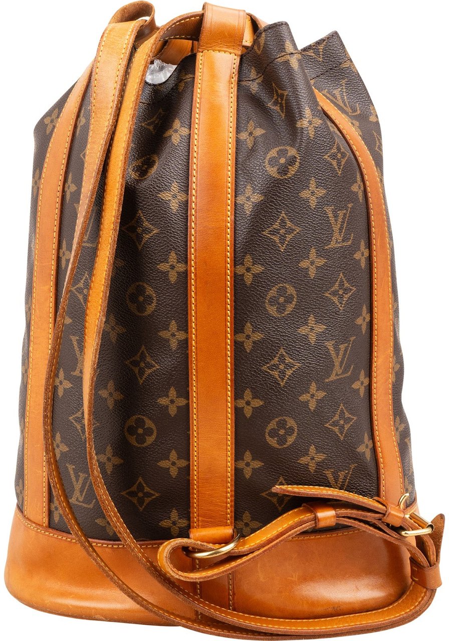 Louis Vuitton Monogram Canvas Randonnee PM Backpack Shoulder Bag Bruin