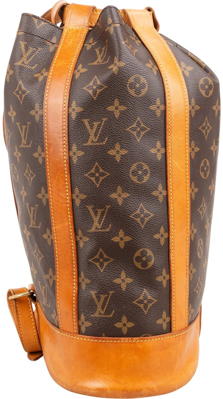 Louis Vuitton Monogram Canvas Randonnee PM Backpack Shoulder Bag Bruin