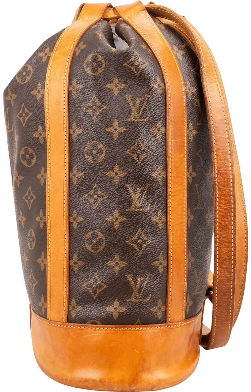 Louis Vuitton Monogram Canvas Randonnee PM Backpack Shoulder Bag Bruin