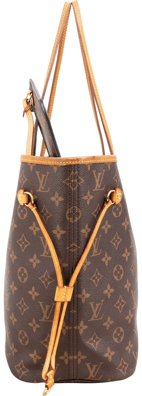 Louis Vuitton Monogram Canvas Neverfull MM Shoulder Bag Bruin