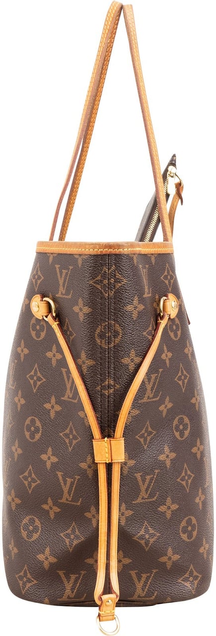 Louis Vuitton Monogram Canvas Neverfull MM Shoulder Bag Bruin