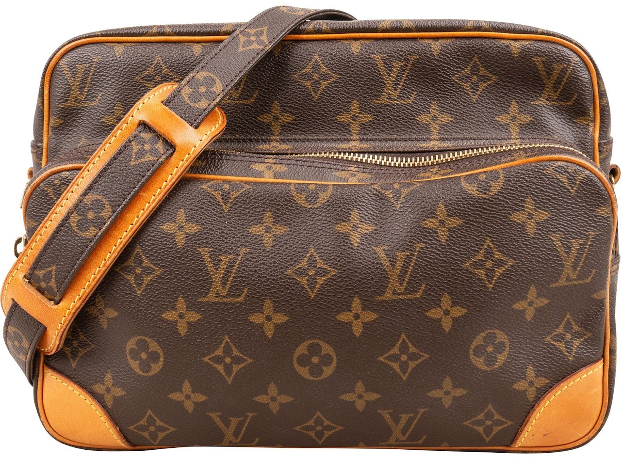Louis Vuitton Monogram Canvas Nile Crossbody Bag Bruin