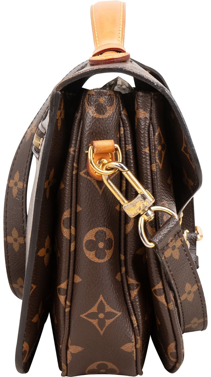 Louis Vuitton Monogram Canvas Pochette Métis Handbag Bruin