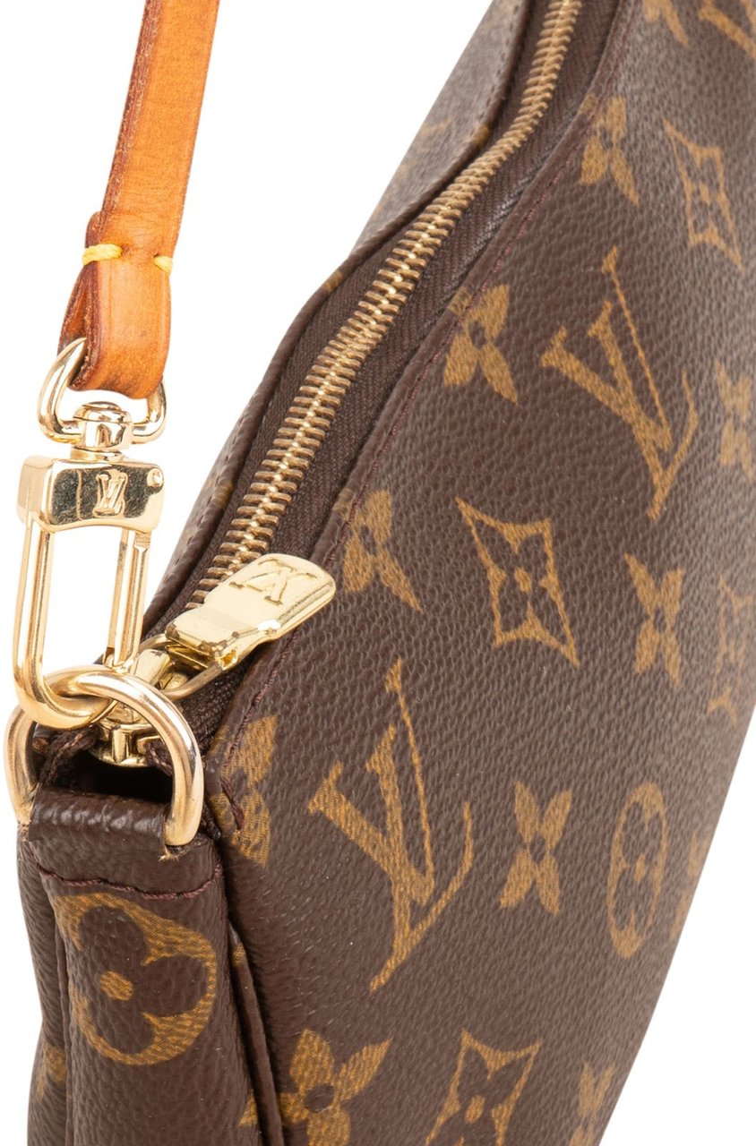 Louis Vuitton Monogram Canvas Pochette Accessoires Handbag Bruin