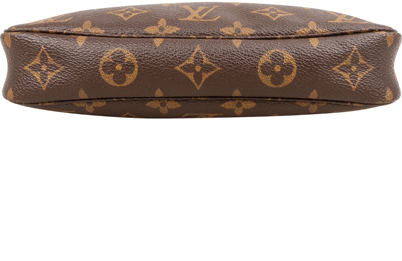 Louis Vuitton Monogram Canvas Pochette Accessoires Handbag Bruin
