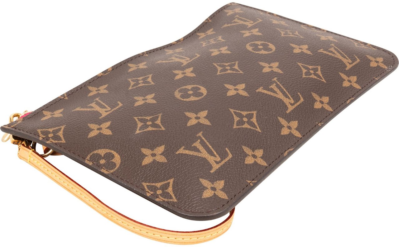 Louis Vuitton Monogram Canvas Pochette Accessoires Clutch Bruin