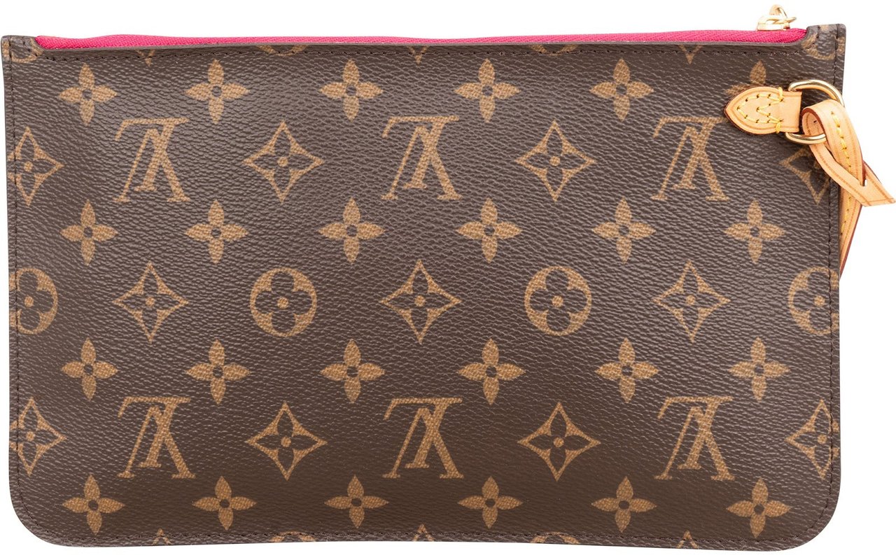 Louis Vuitton Monogram Canvas Pochette Accessoires Clutch Bruin