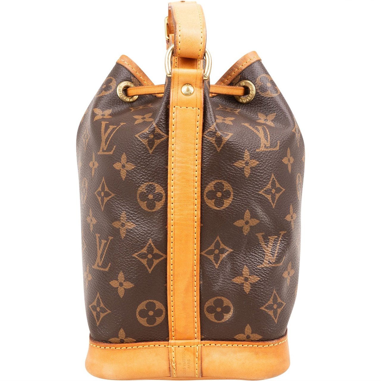 Louis Vuitton Monogram Canvas Sac Noé BB Crossbody Bag Bruin