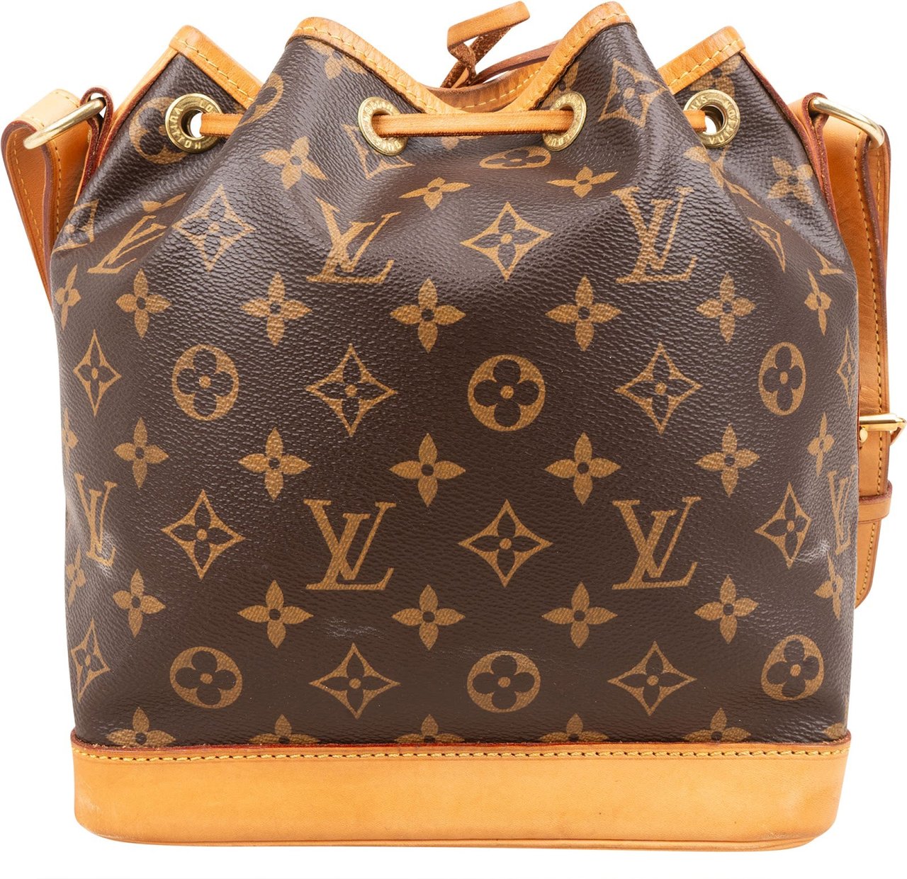 Louis Vuitton Monogram Canvas Sac Noé BB Crossbody Bag Bruin
