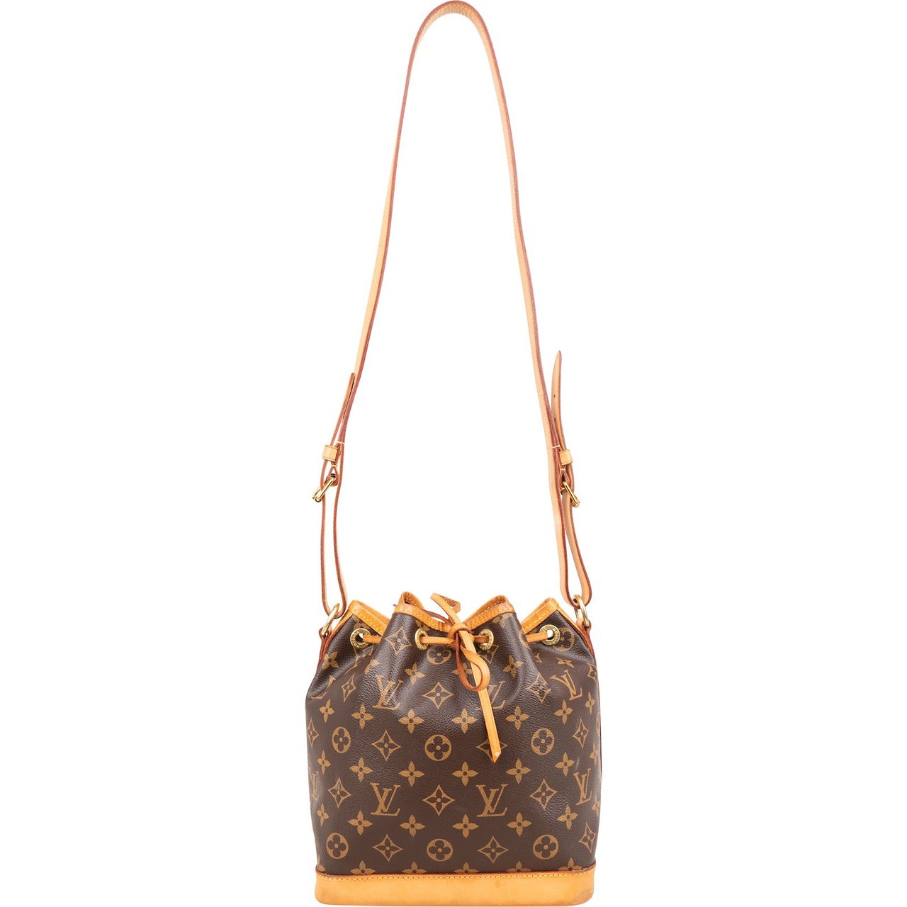 Louis Vuitton Monogram Canvas Sac Noé BB Crossbody Bag Bruin