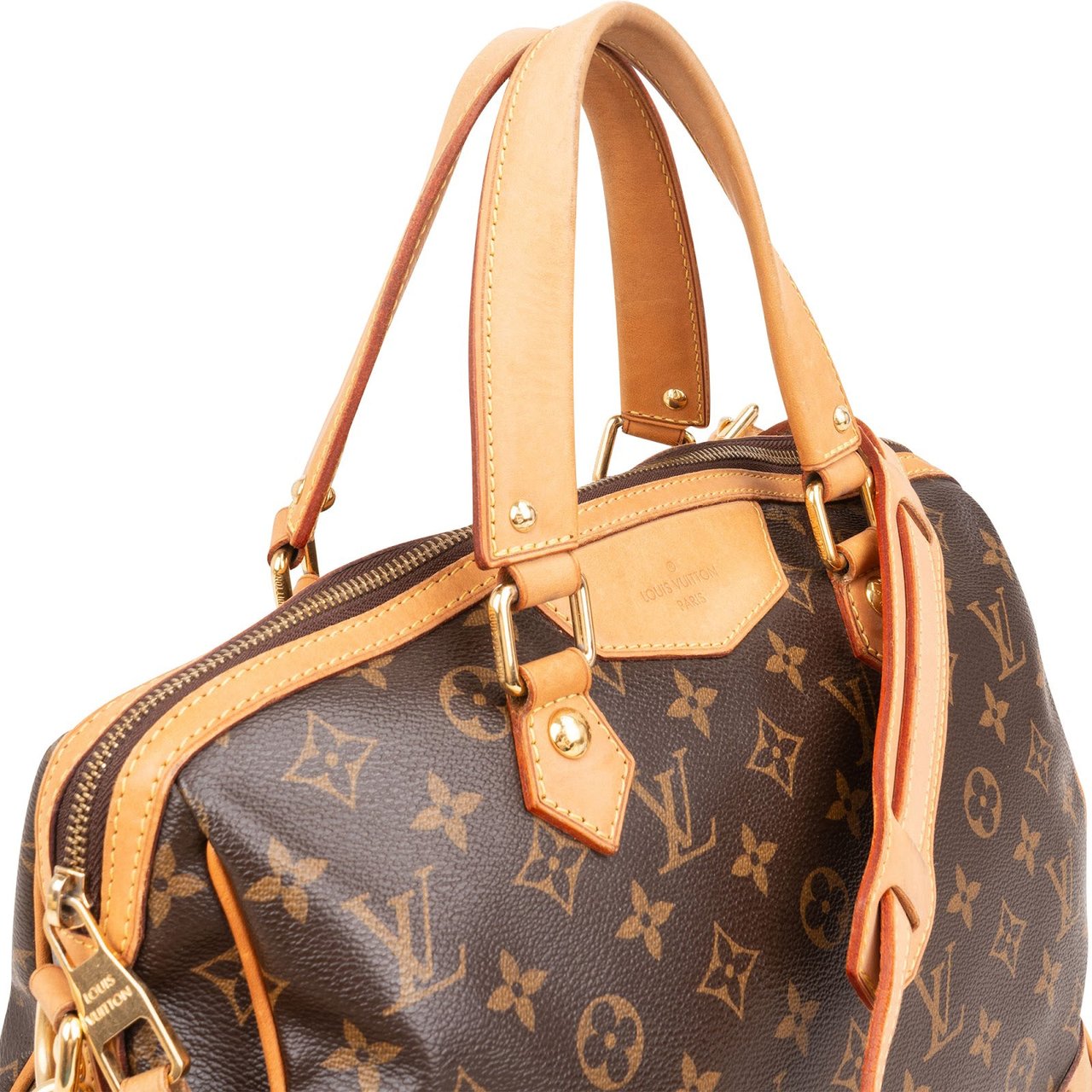 Louis Vuitton Monogram Canvas Retiro PM Handbag Bruin