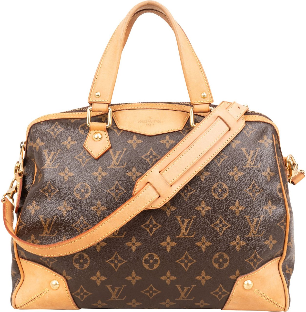 Louis Vuitton Monogram Canvas Retiro PM Handbag Bruin
