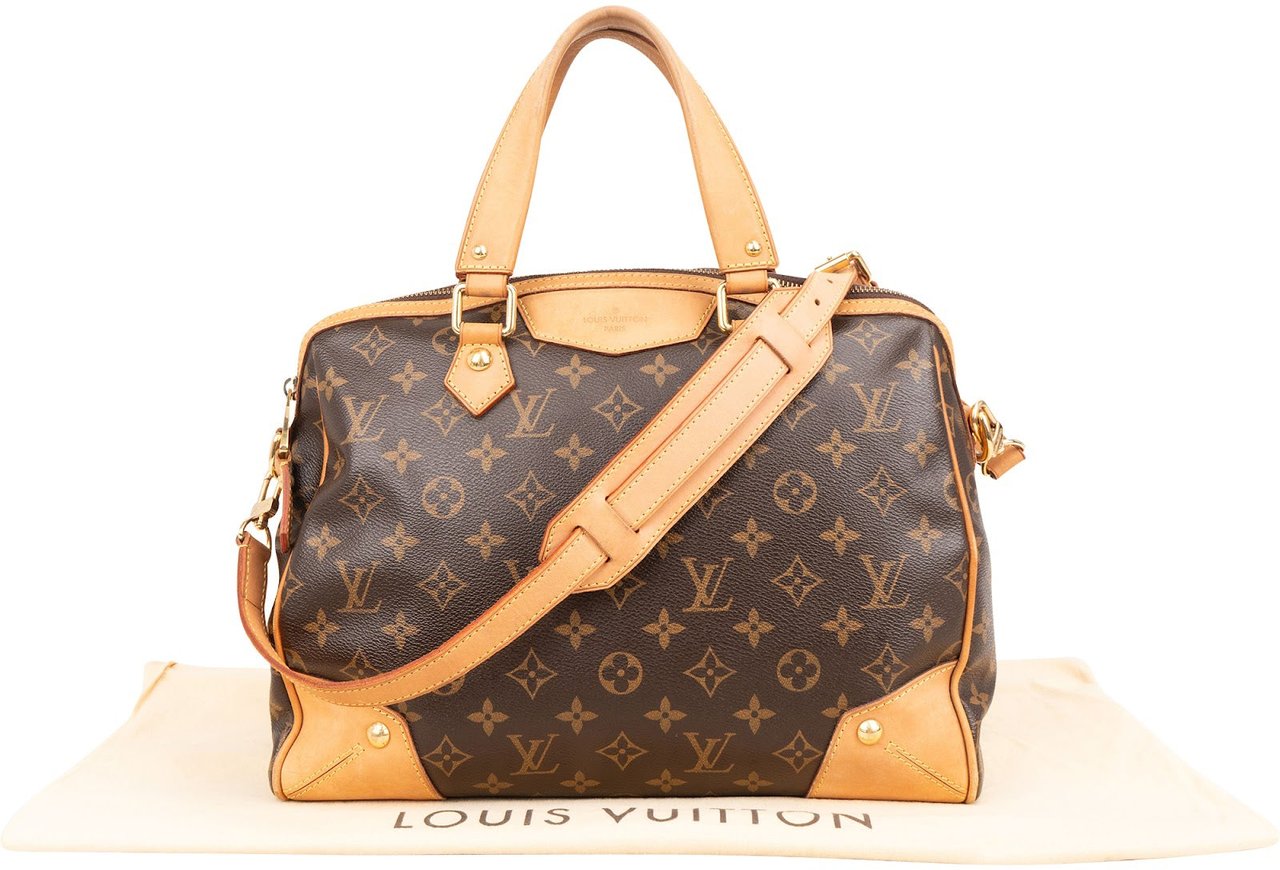 Louis Vuitton Monogram Canvas Retiro PM Handbag Bruin