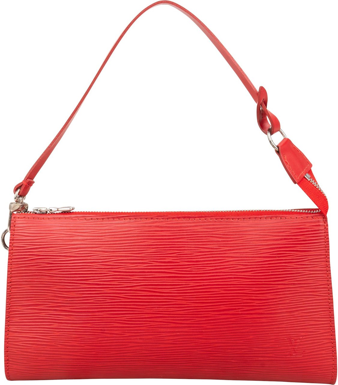 Louis Vuitton Red Epi Leather Pochette Accessoires Handbag Rood