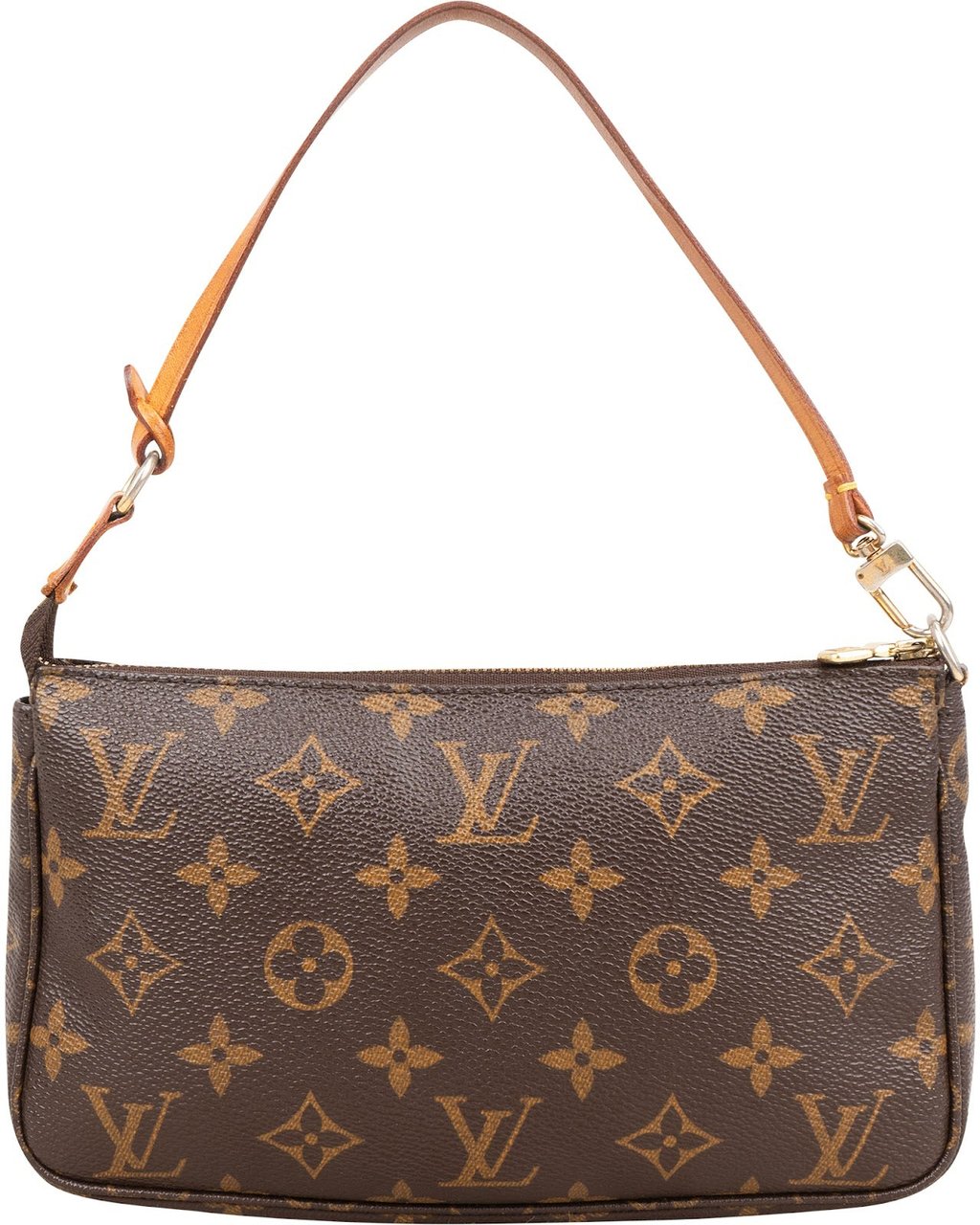 Louis Vuitton Monogram Canvas Pochette Accessoires Handbag Bruin