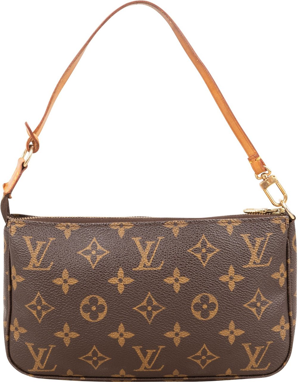 Louis Vuitton Monogram Canvas Pochette Accessoires Handbag Bruin