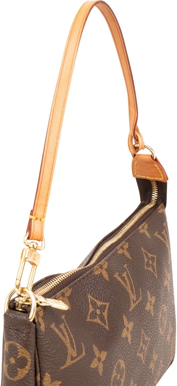 Louis Vuitton Monogram Canvas Pochette Accessoires Handbag Bruin