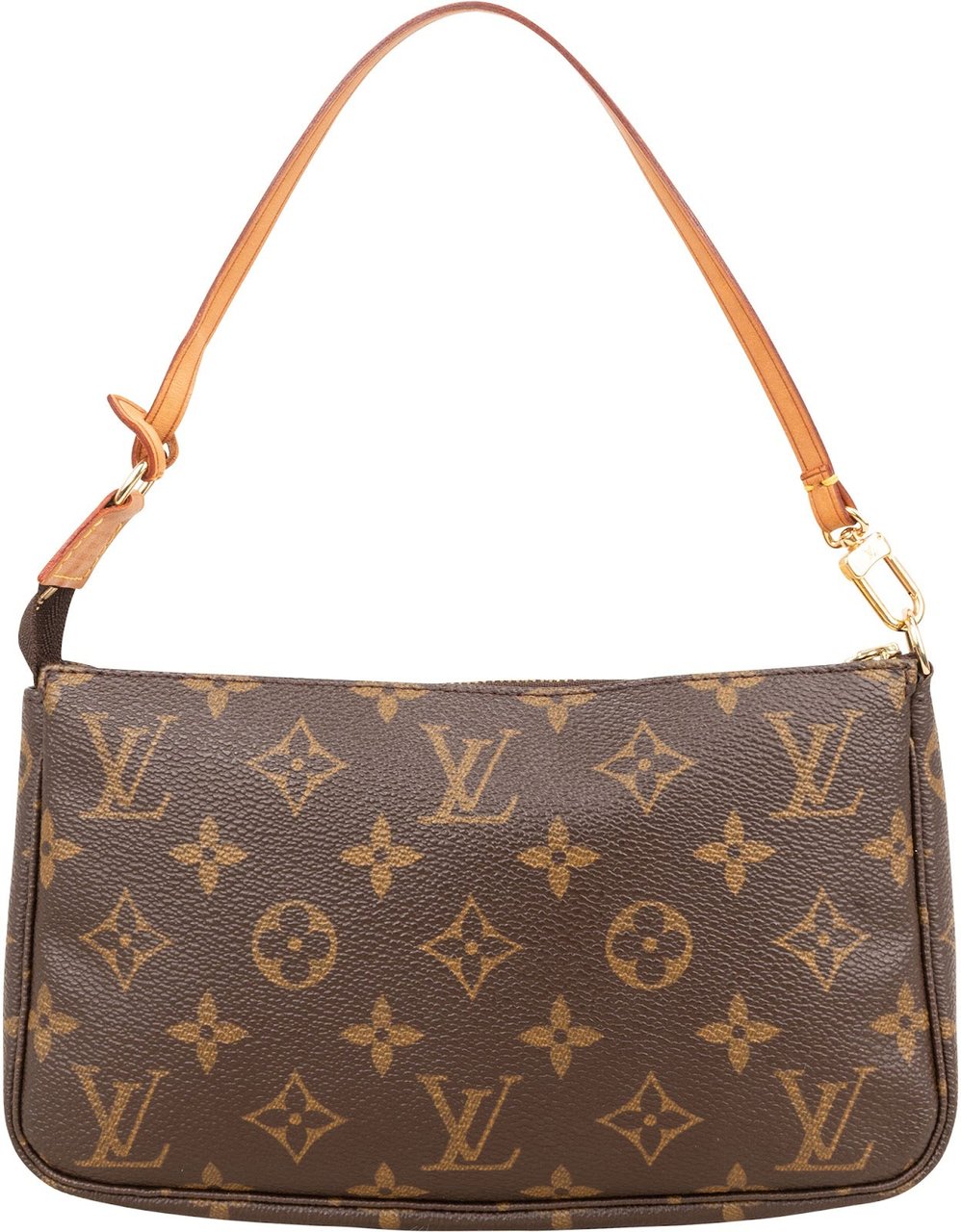 Louis Vuitton Monogram Canvas Pochette Accessoires Handbag Bruin