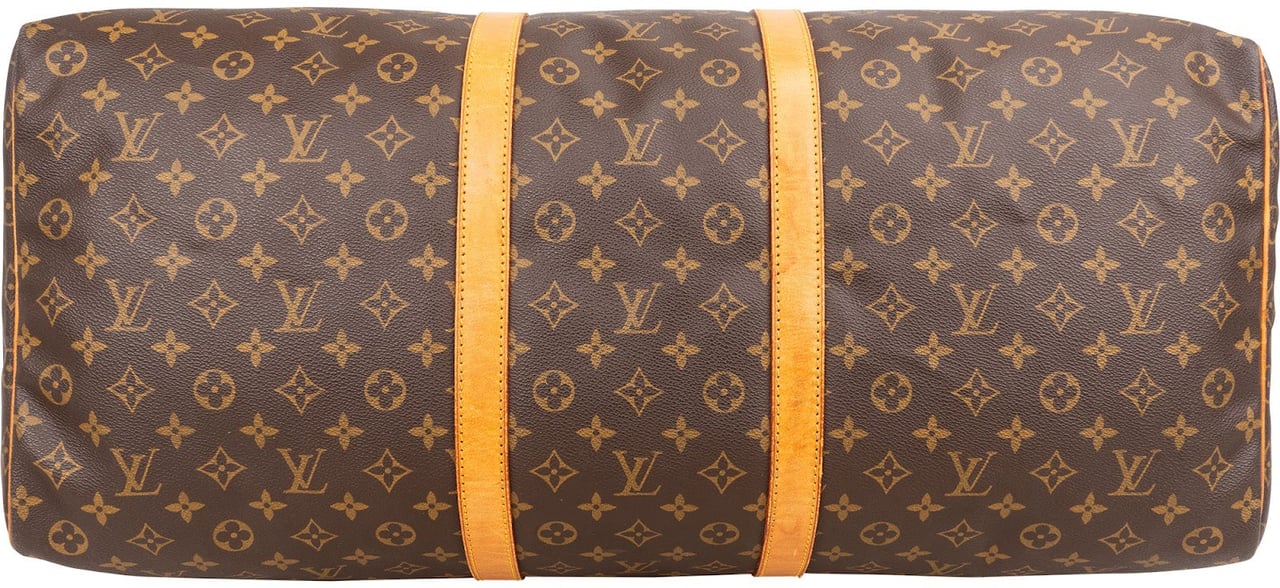 Louis Vuitton Monogram Canvas Keepall 60 Travel Bag Bruin