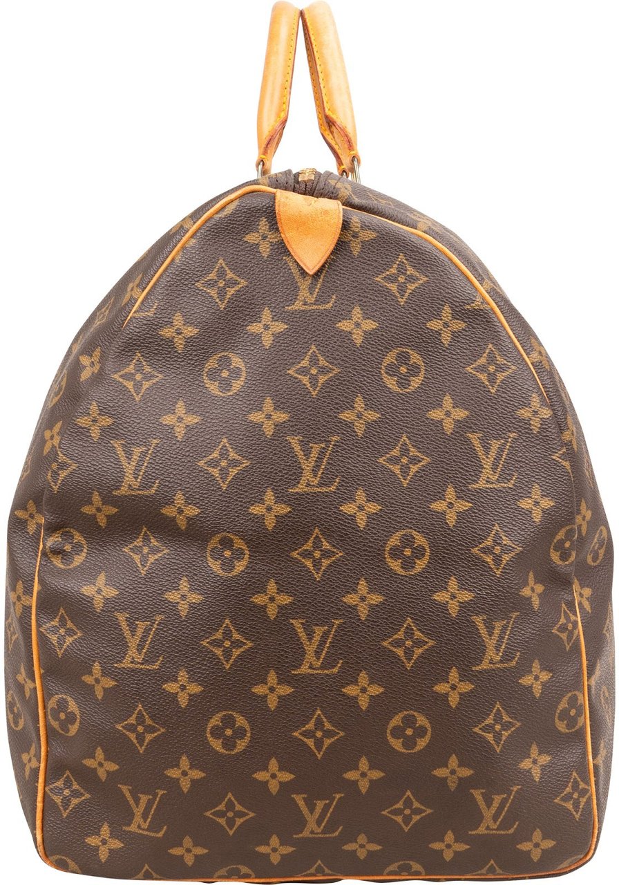 Louis Vuitton Monogram Canvas Keepall 60 Travel Bag Bruin