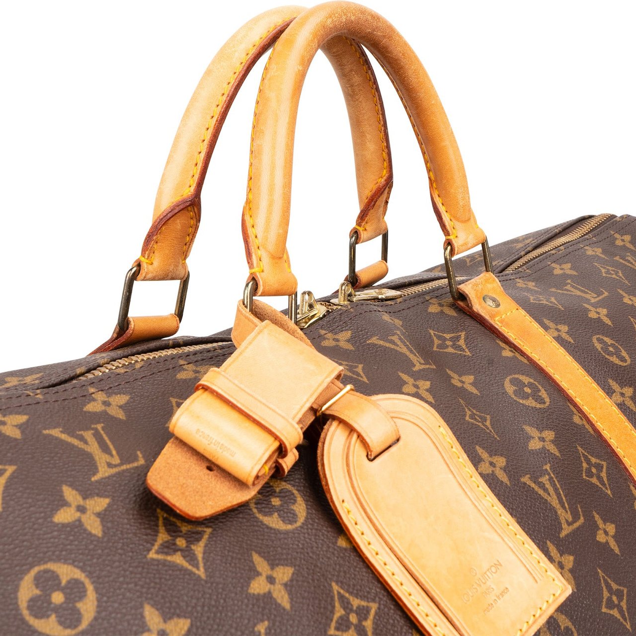 Louis Vuitton Monogram Canvas Keepall 60 Travel Bag Bruin