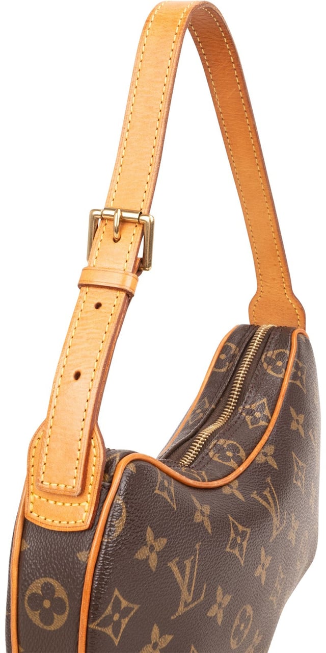 Louis Vuitton Monogram Canvas Croissant PM Shoulder Bag Bruin