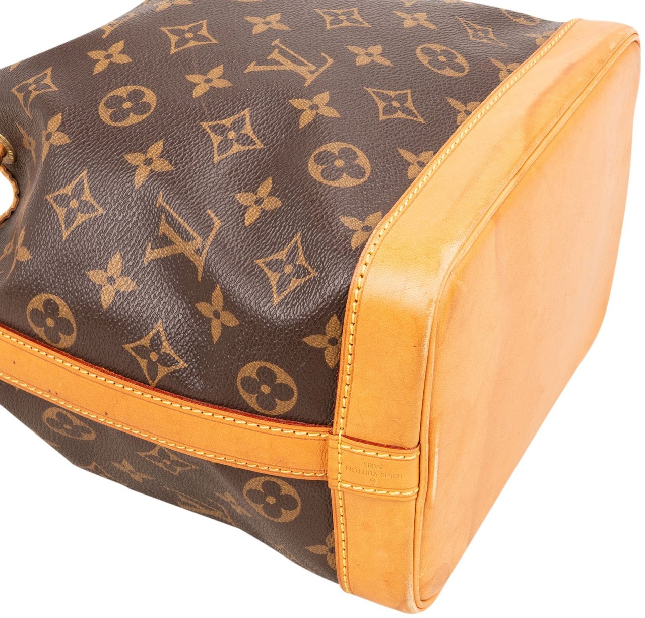 Louis Vuitton Monogram Canvas Sac Noe BB Crossbody Bag Bruin