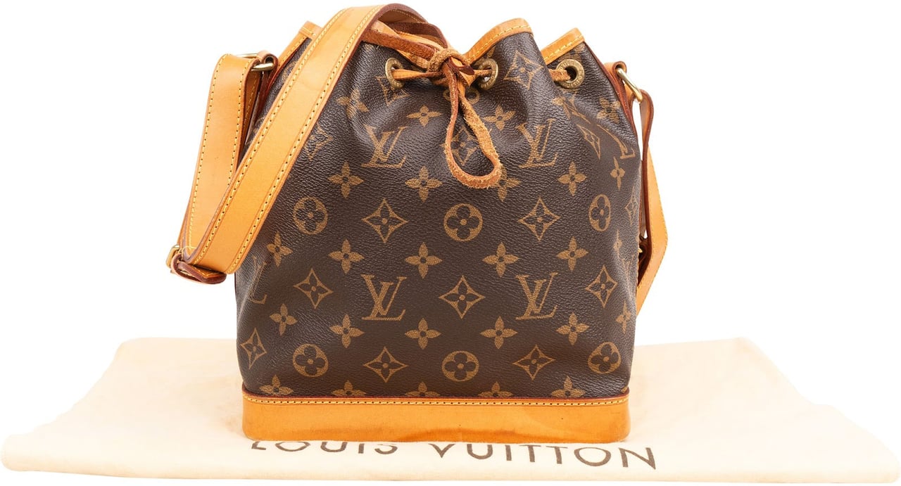 Louis Vuitton Monogram Canvas Sac Noe BB Crossbody Bag Bruin