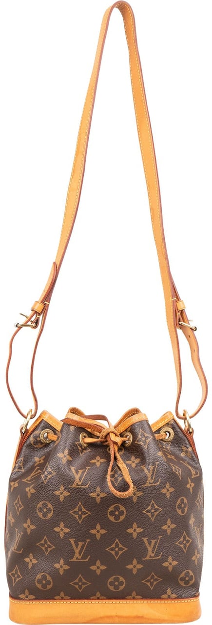 Louis Vuitton Monogram Canvas Sac Noe BB Crossbody Bag Bruin