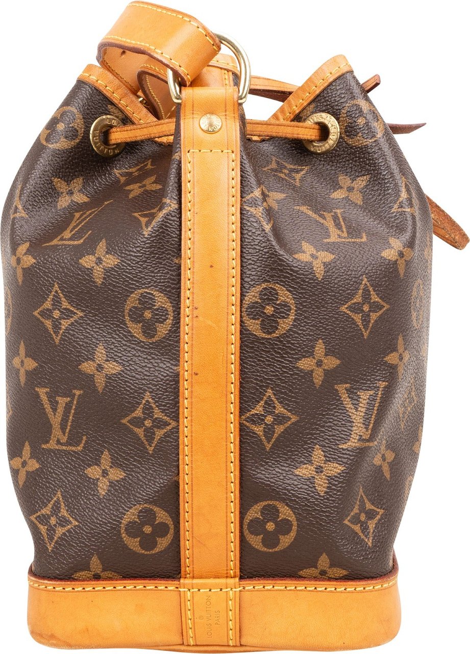 Louis Vuitton Monogram Canvas Sac Noe BB Crossbody Bag Bruin