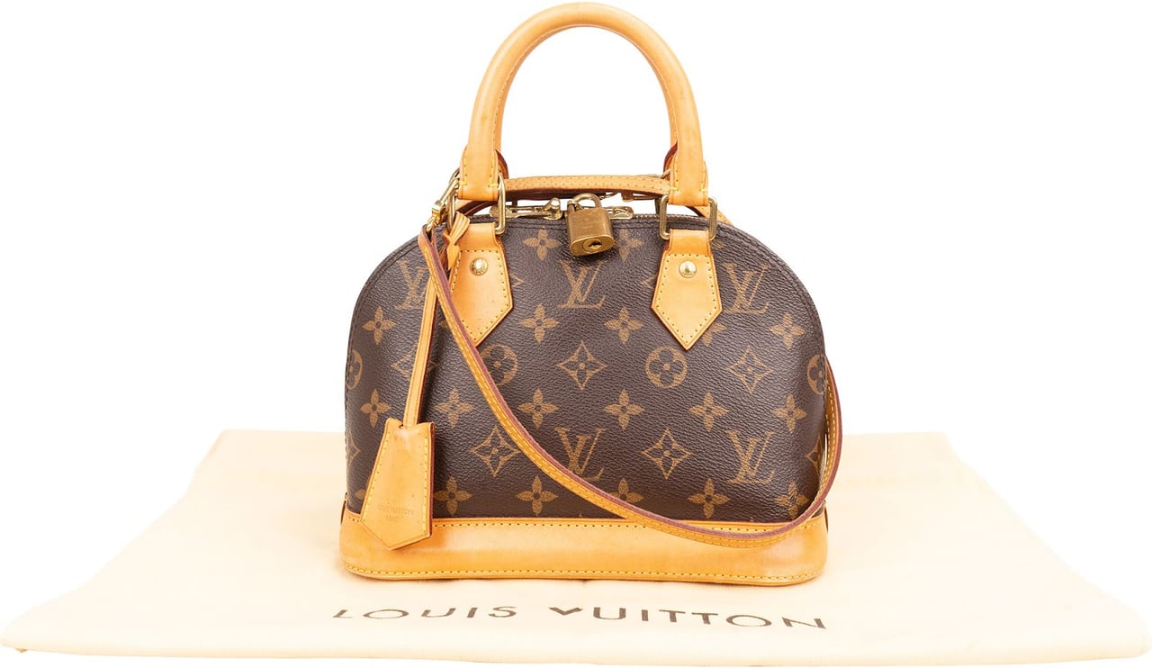 Louis Vuitton Monogram Canvas Alma BB Handbag Bruin