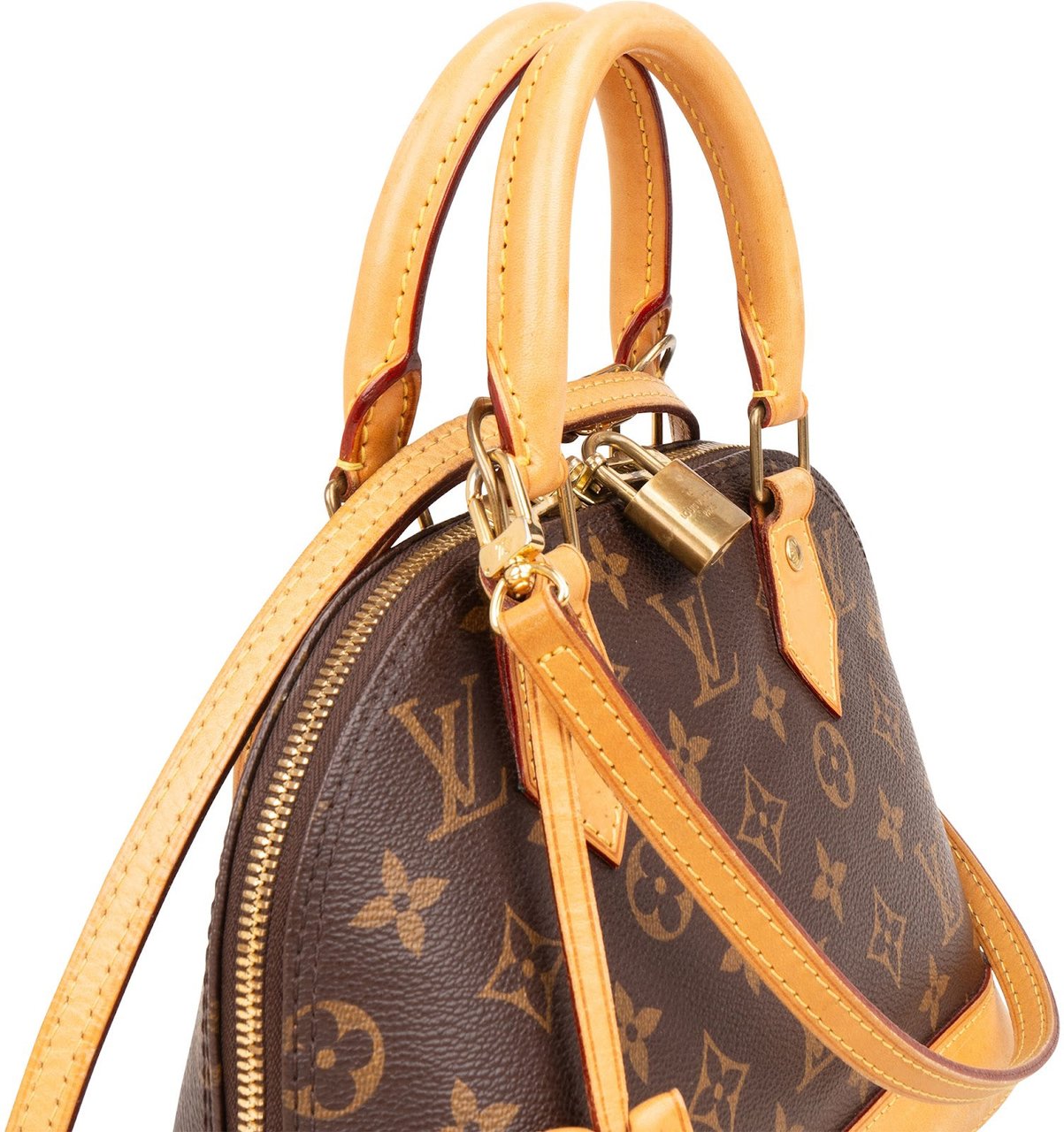 Louis Vuitton Monogram Canvas Alma BB Handbag Bruin