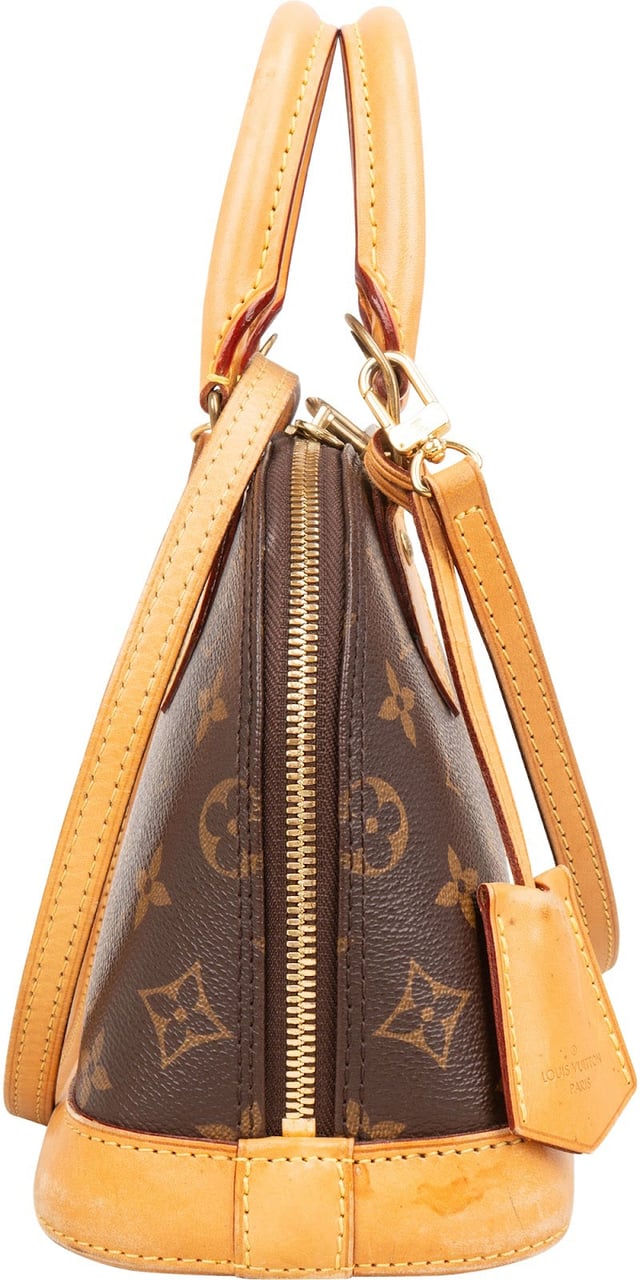 Louis Vuitton Monogram Canvas Alma BB Handbag Bruin