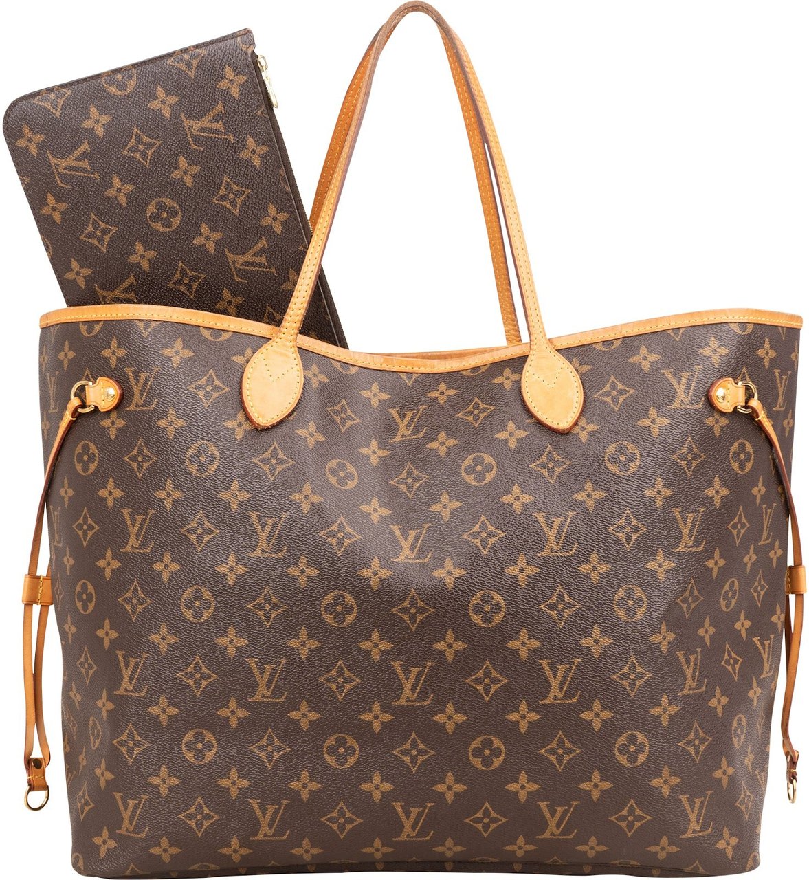 Louis Vuitton Monogram Canvas Neverfull GM Shoulder Bag Bruin
