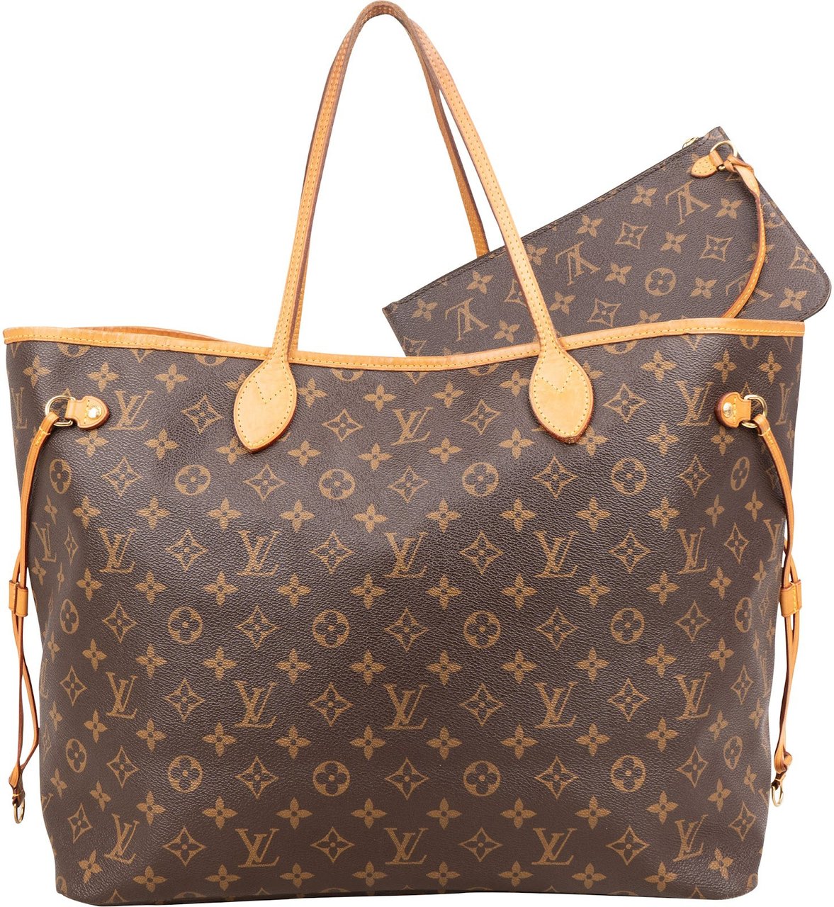 Louis Vuitton Monogram Canvas Neverfull GM Shoulder Bag Bruin