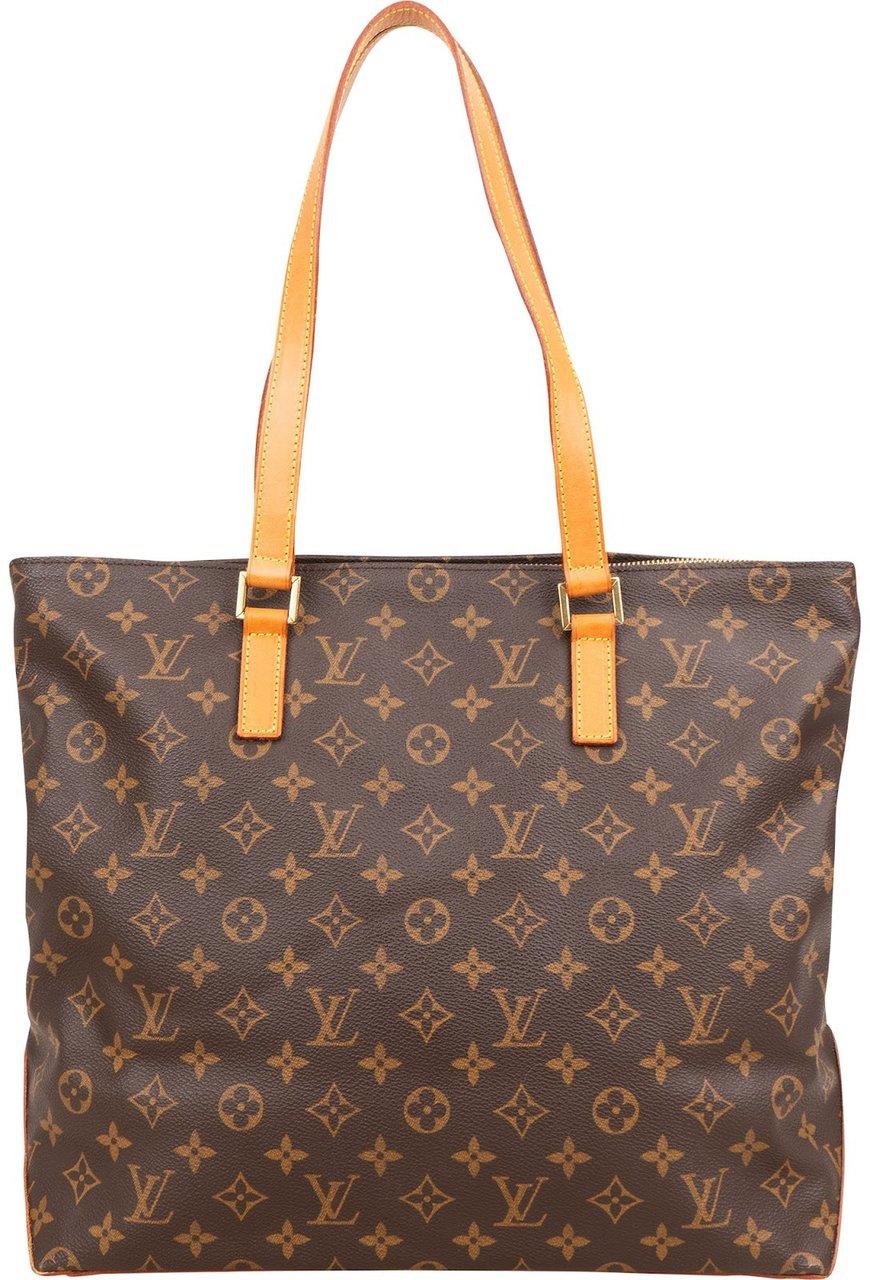 Louis Vuitton Monogram Canvas Cabas Mezzo Shoulder Bag Bruin