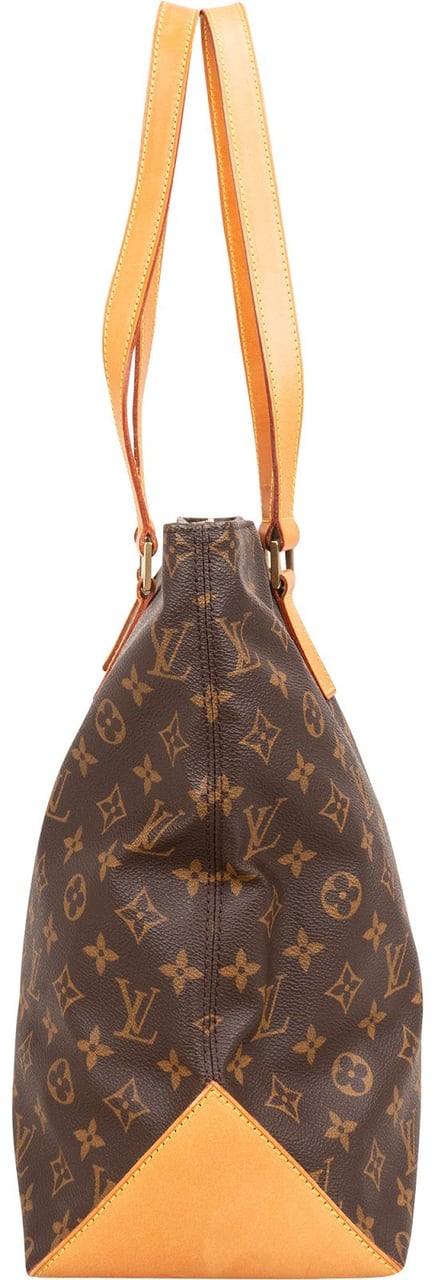 Louis Vuitton Monogram Canvas Cabas Mezzo Shoulder Bag Bruin