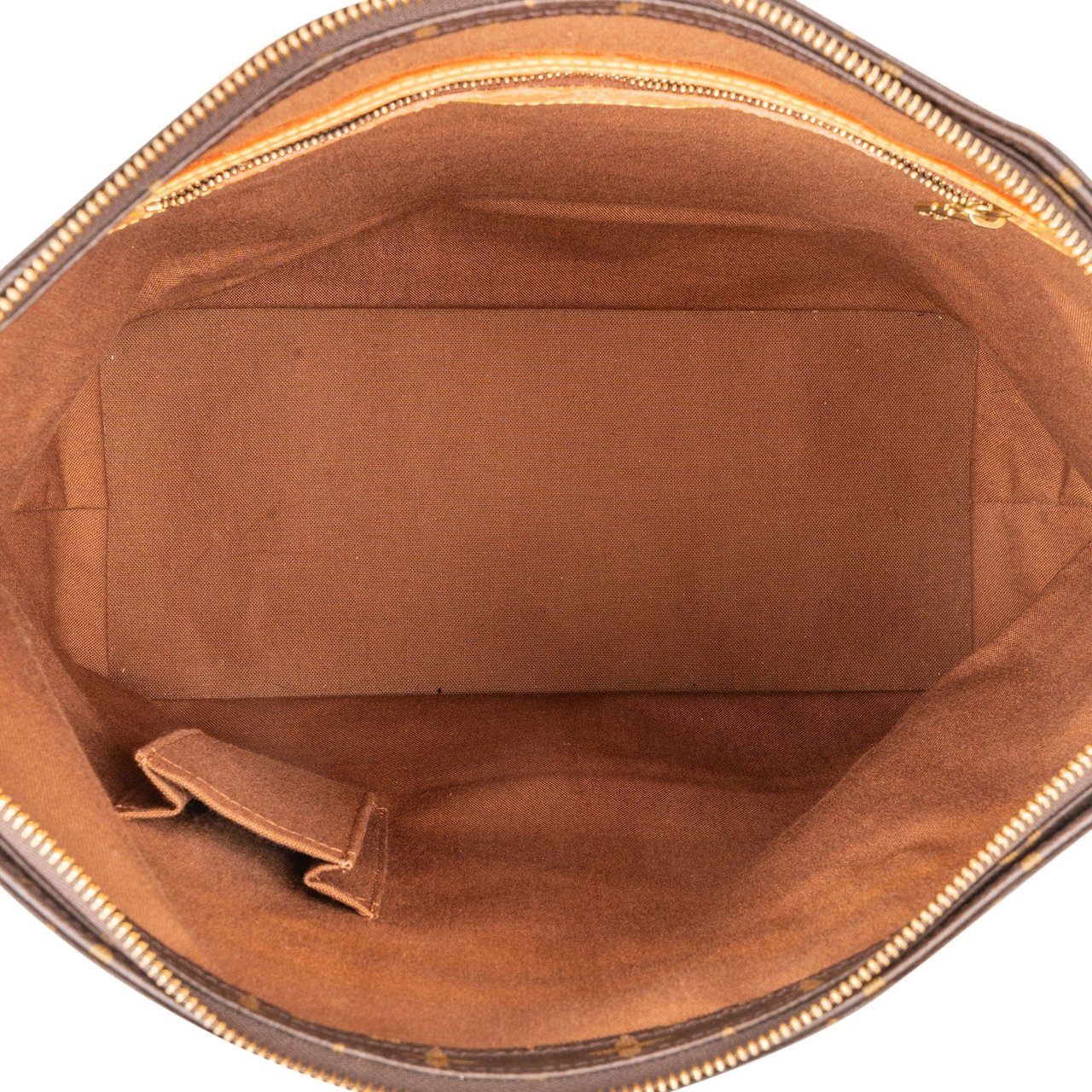 Louis Vuitton Monogram Canvas Cabas Mezzo Shoulder Bag Bruin