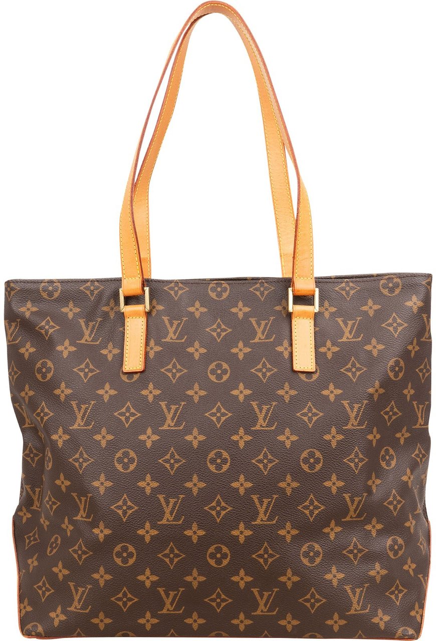Louis Vuitton Monogram Canvas Cabas Mezzo Shoulder Bag Bruin