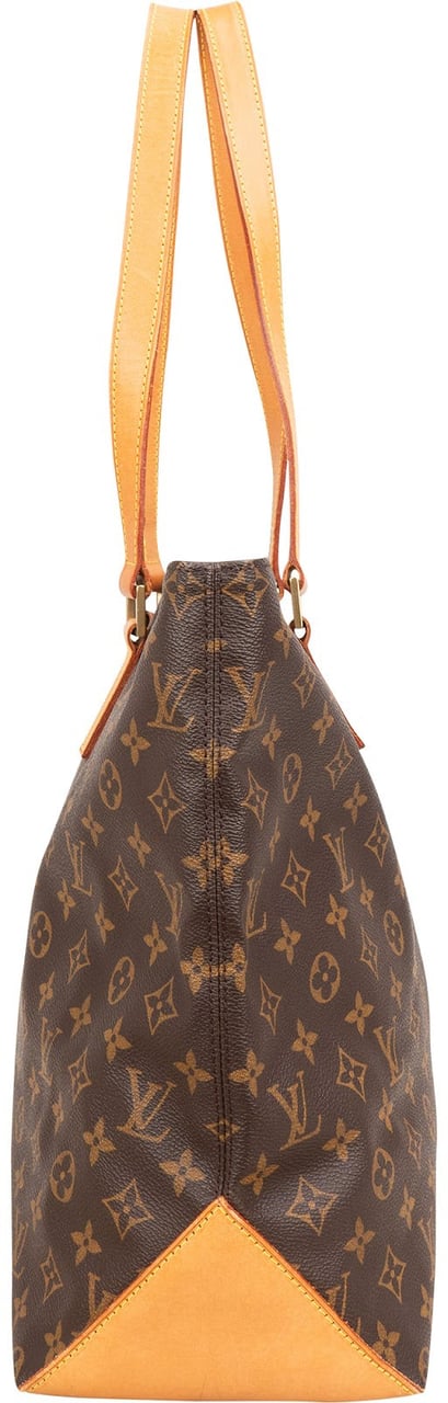 Louis Vuitton Monogram Canvas Cabas Mezzo Shoulder Bag Bruin