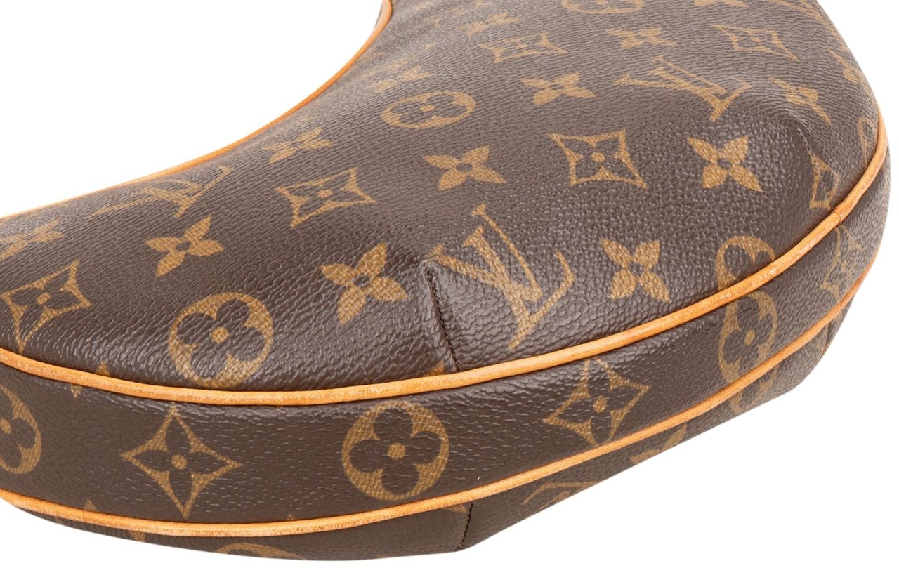 Louis Vuitton Monogram Canvas Croissant PM Shoulder Bag Bruin