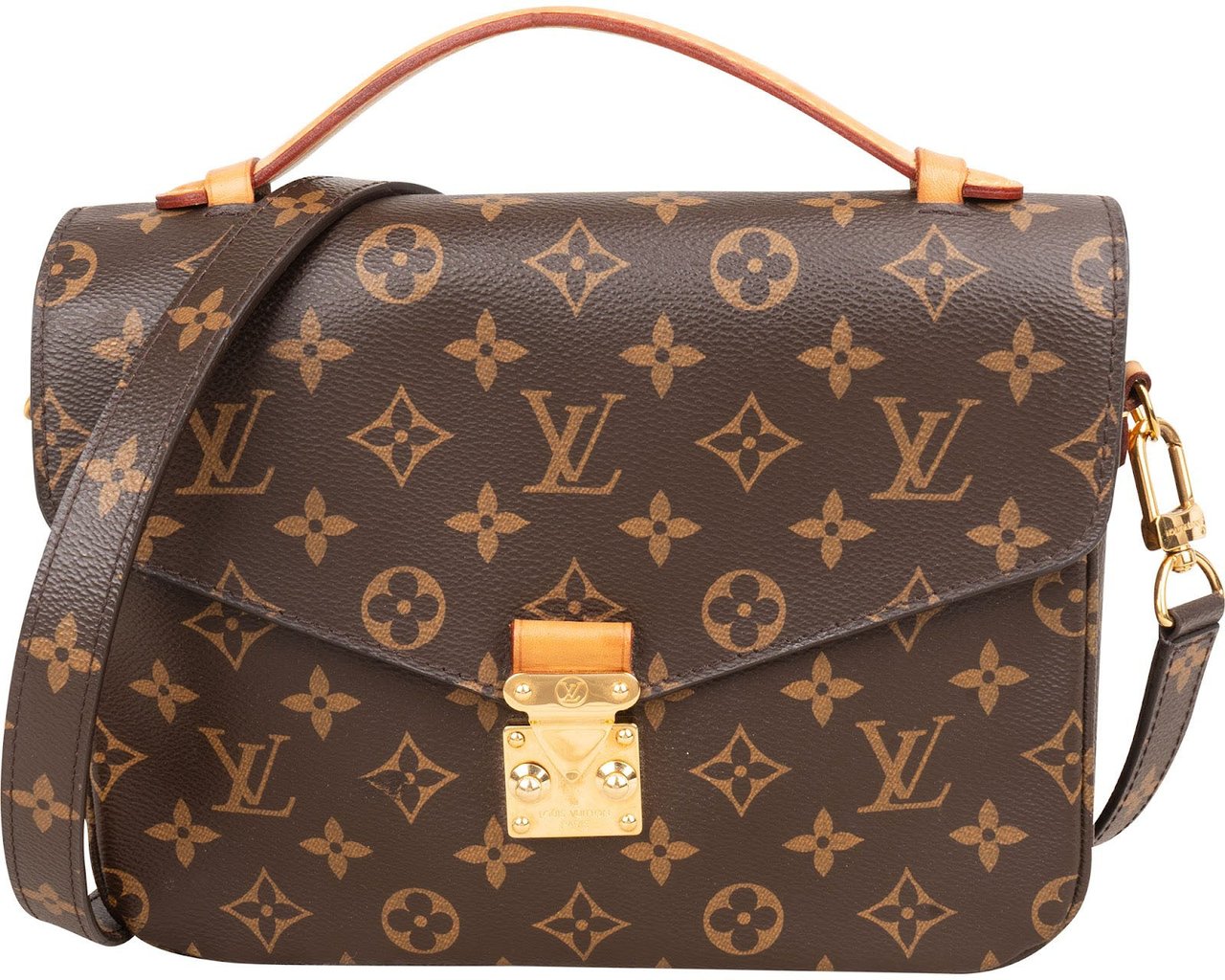 Louis Vuitton Monogram Canvas Pochette Métis Handbag Bruin