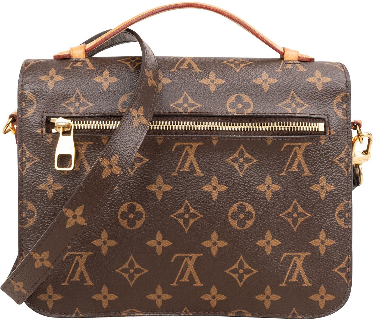 Louis Vuitton Monogram Canvas Pochette Métis Handbag Bruin
