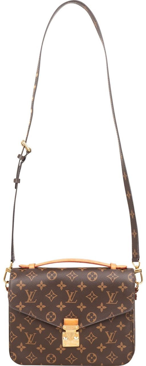 Louis Vuitton Monogram Canvas Pochette Métis Handbag Bruin