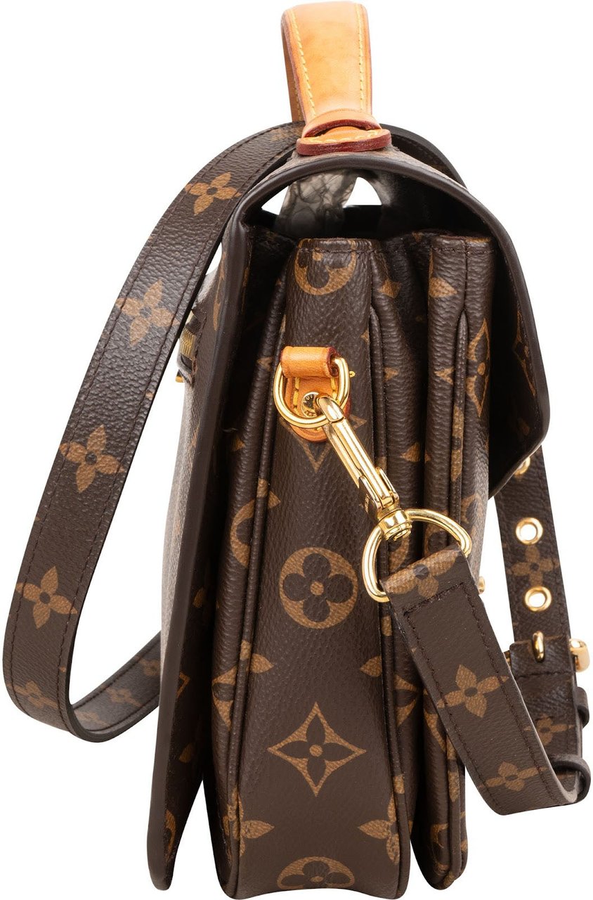 Louis Vuitton Monogram Canvas Pochette Métis Handbag Bruin