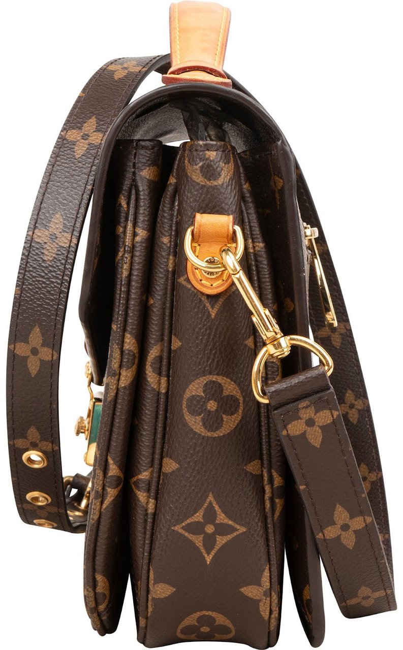 Louis Vuitton Monogram Canvas Pochette Métis Handbag Bruin